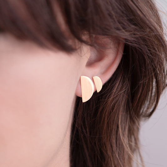 BRINCO BOLA DOBRADA C/ OURO